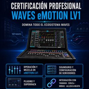 certificación en waves emotion lv1 y sistemas soundgrid